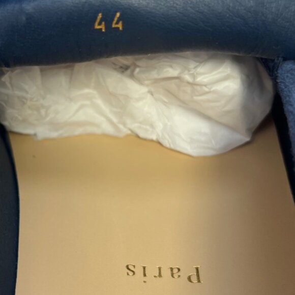 Christian Louboutin Varsiboat Men Shoes Nubuck leather Marine Blue Size 44 US11 - Picture 9 of 13